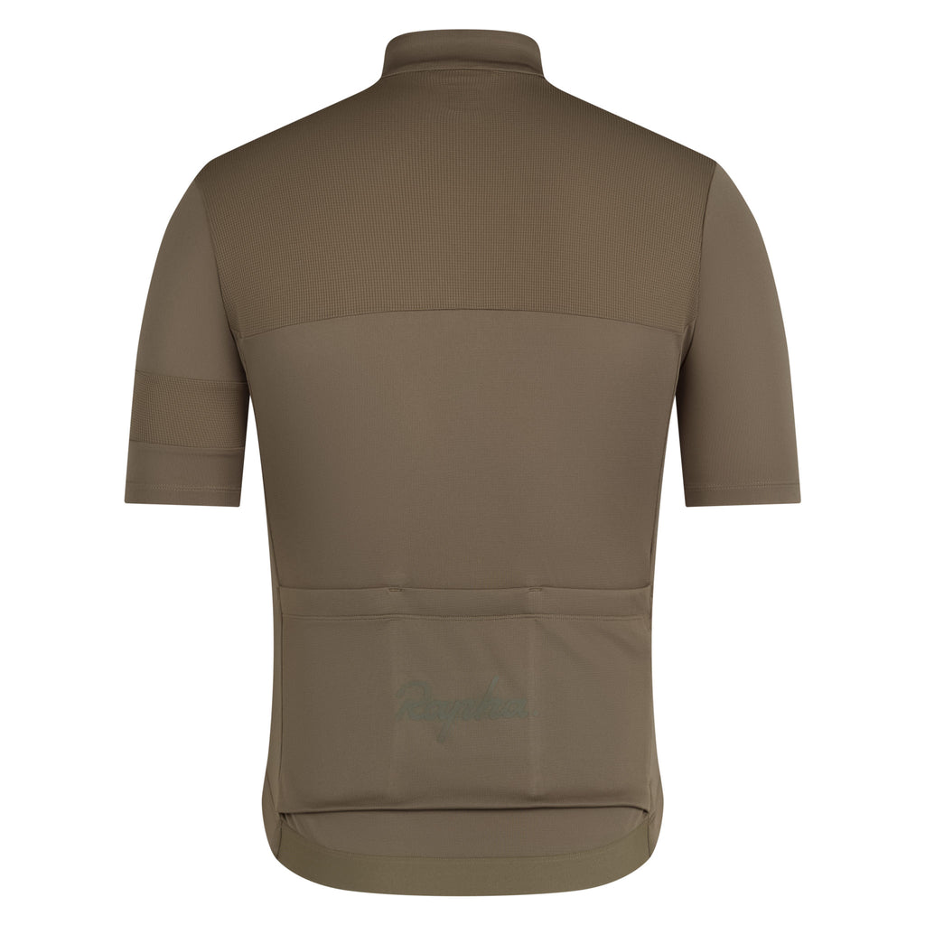 Men's Brevet Element Jersey - Green/Dark Green