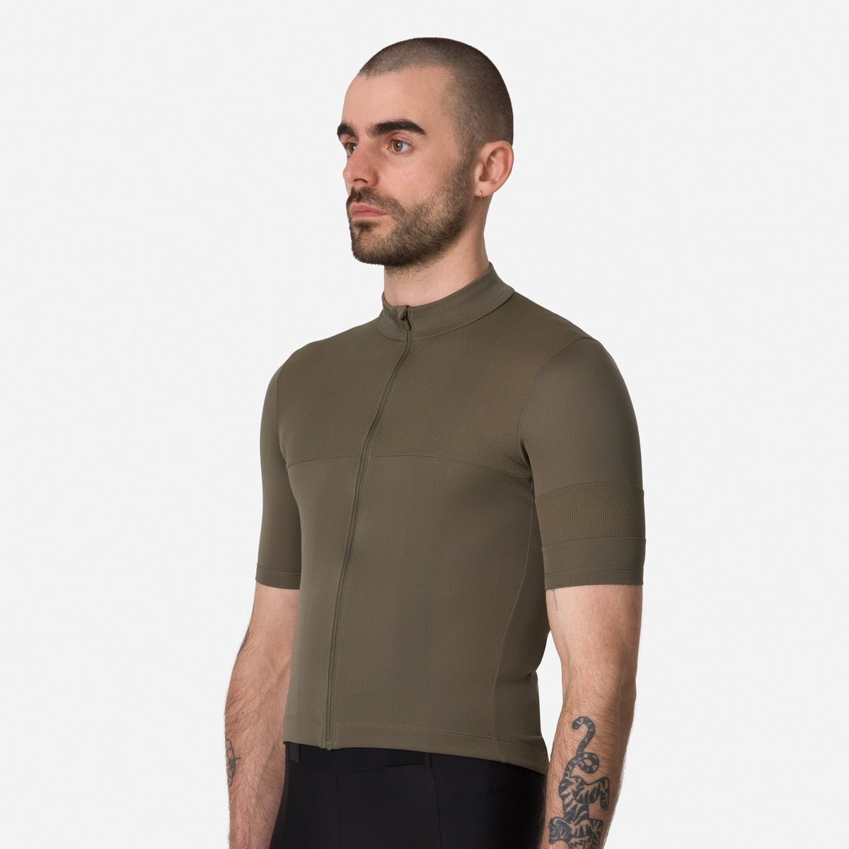 Men's Brevet Element Jersey - Green/Dark Green