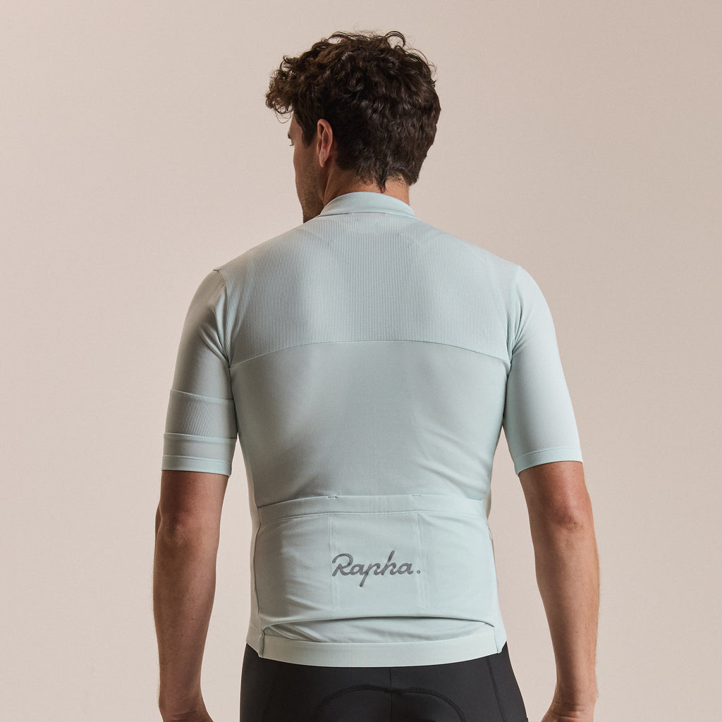 Men's Brevet Element Jersey - Light Blue/Silver