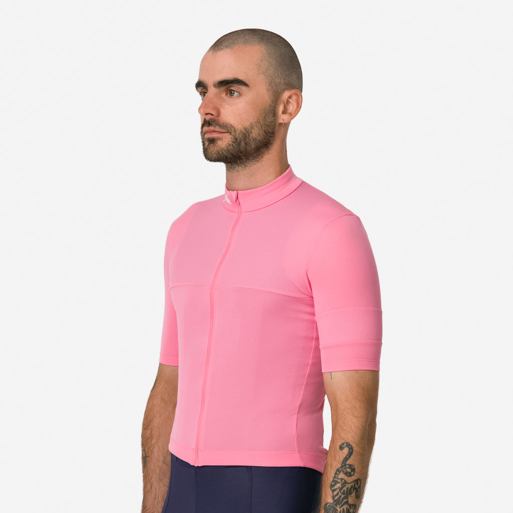 Men's Brevet Element Jersey - Pink/Cream
