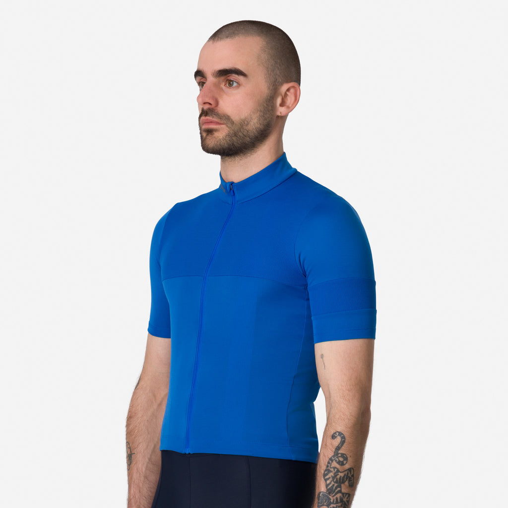 Men's Brevet Element Jersey - Cobalt/Dark Navy
