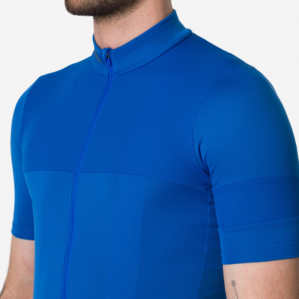 Men's Brevet Element Jersey - Cobalt/Dark Navy