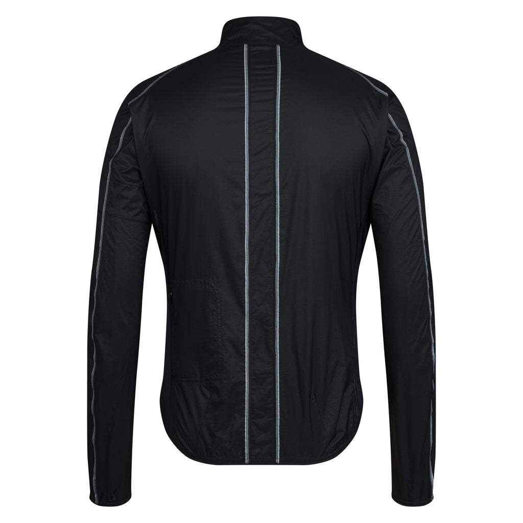 Men's Brevet Element Wind Jacket - Black/Dark Grey