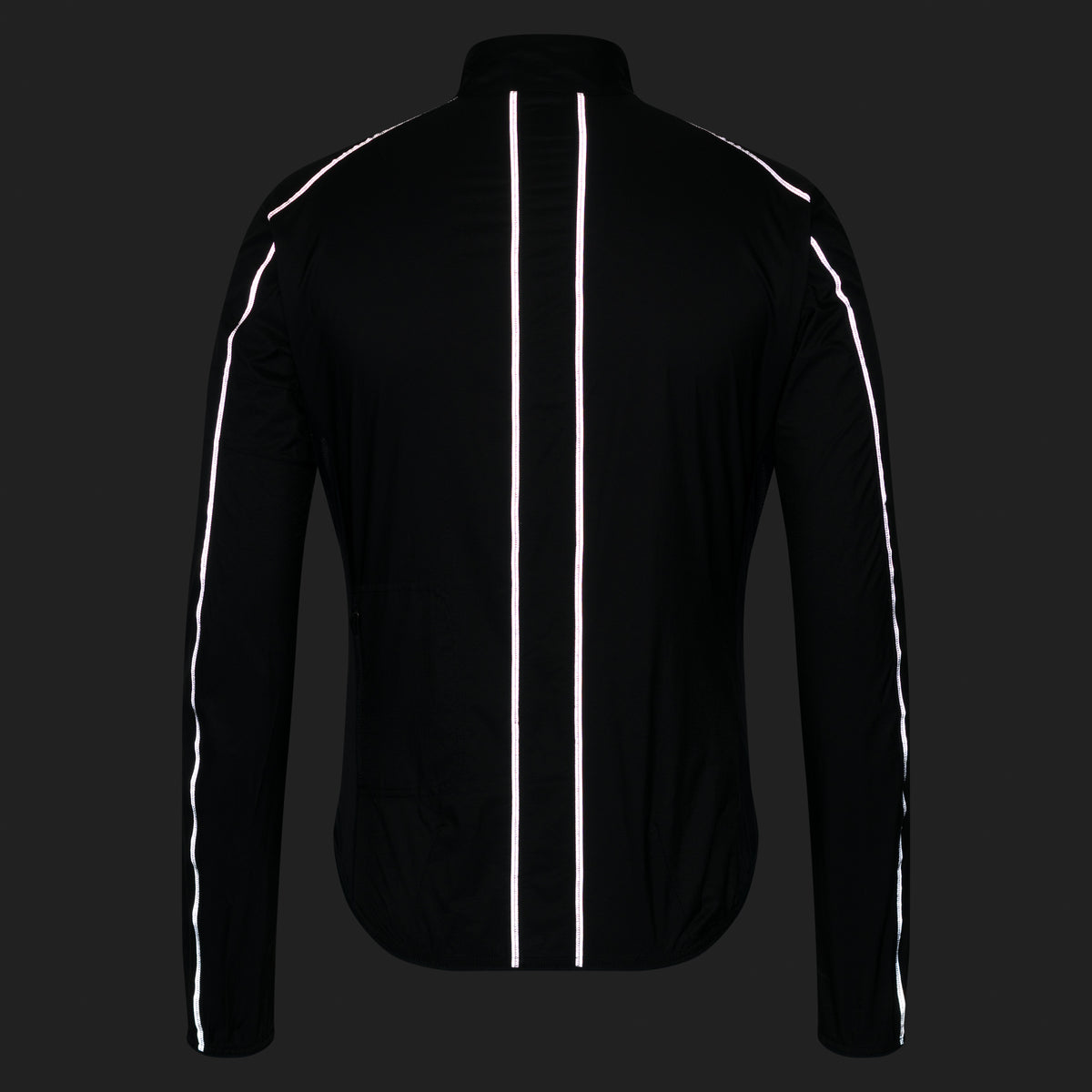 Men's Brevet Element Wind Jacket - Black/Dark Grey