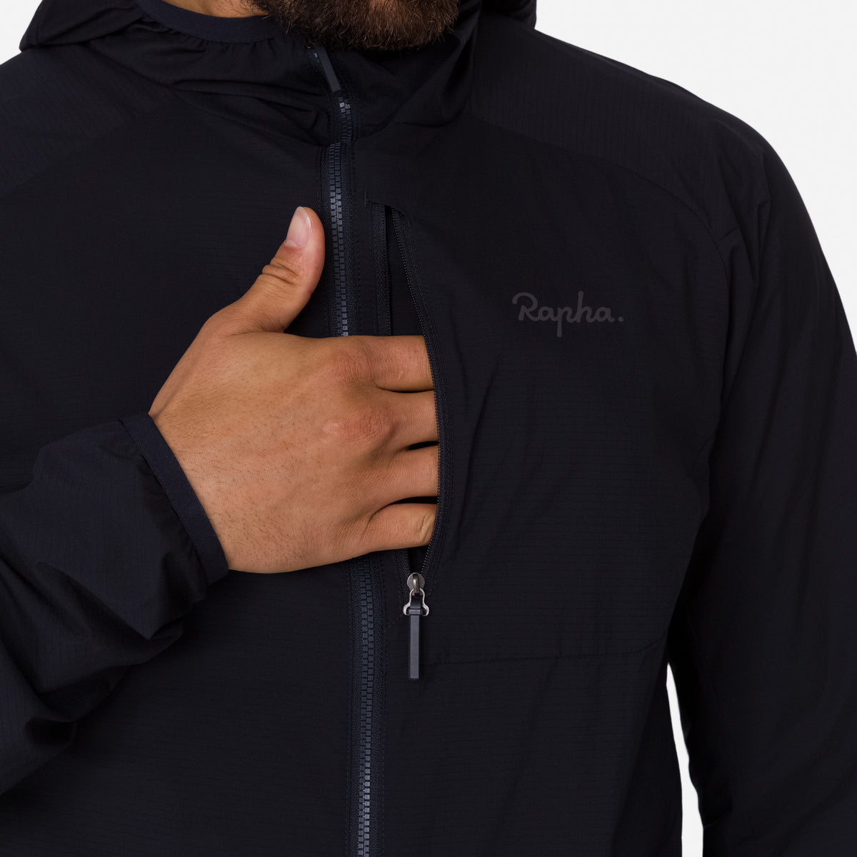 Men's Trail Lightweight Jacket - Black/Grey