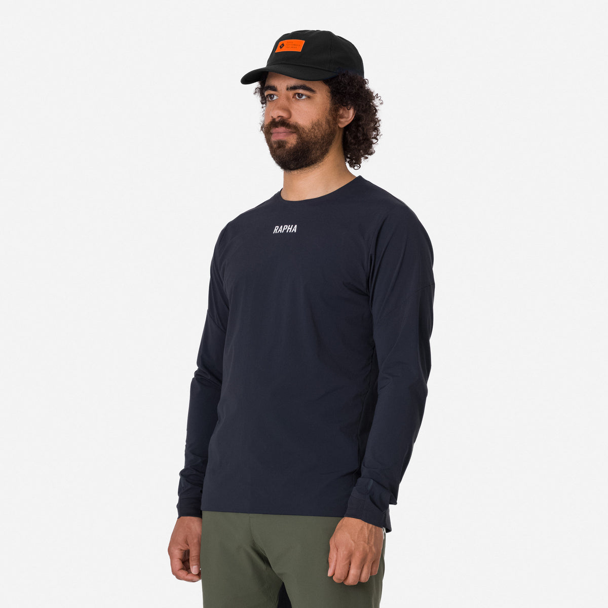 Men's Trail Finale Windblock Jersey - Black/White