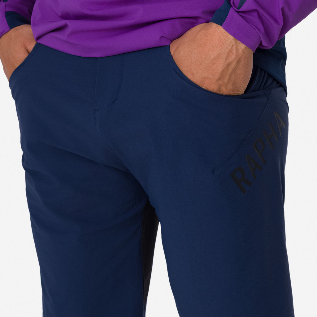 Men's Trail Finale Shorts - Marine Blue/Black