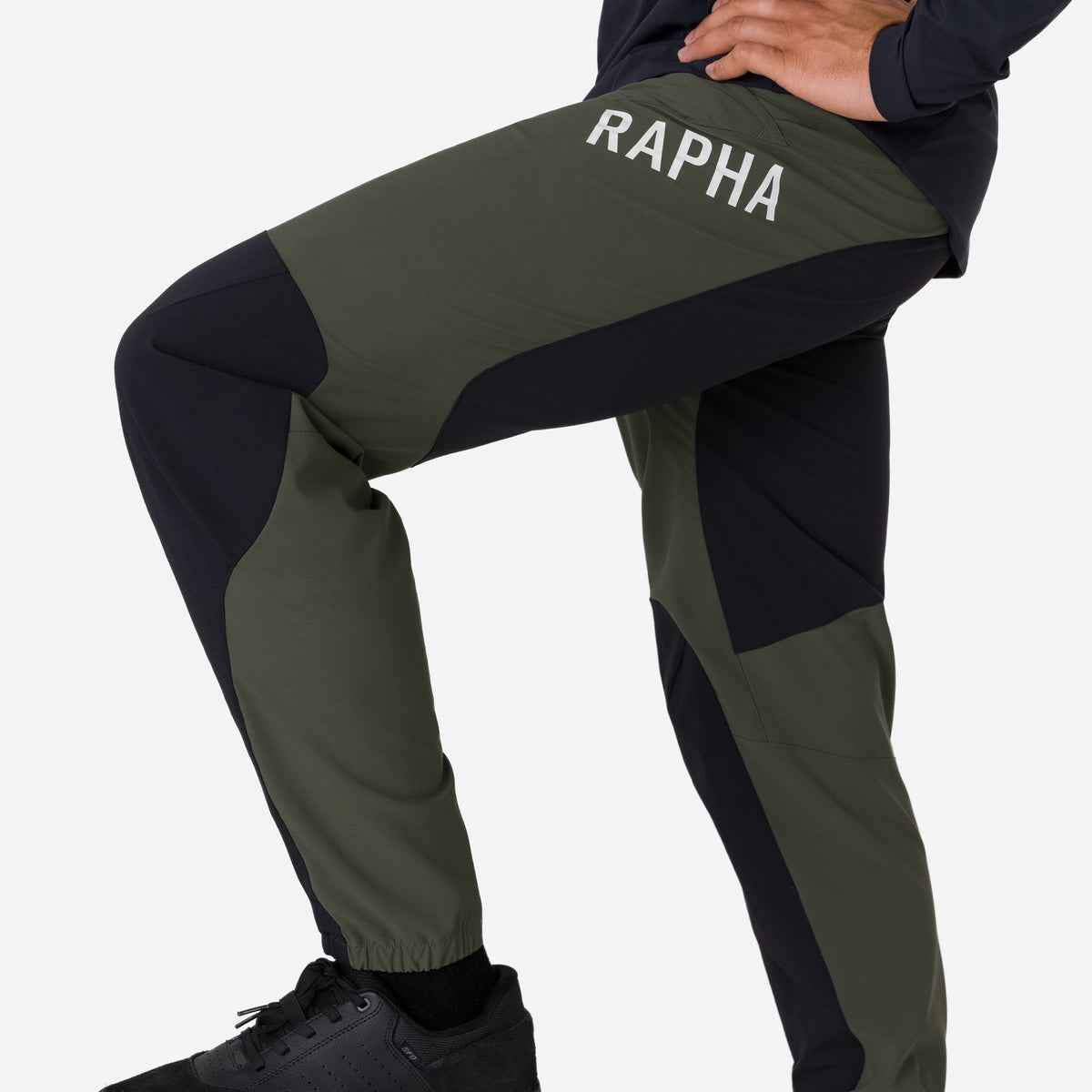 Men's Trail Finale Pants - Dark Green/White
