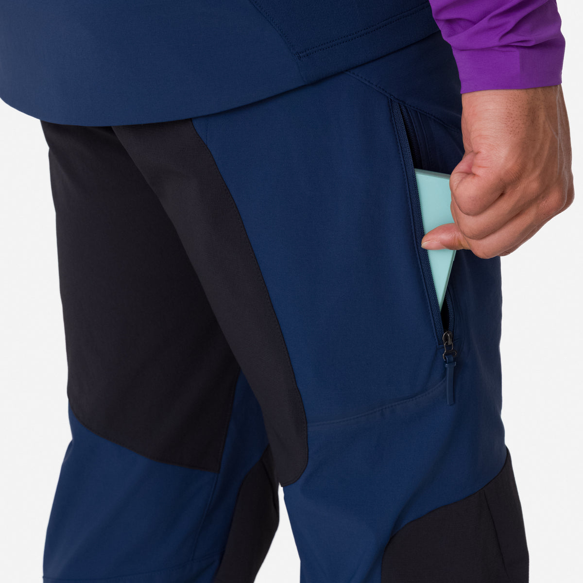 Men's Trail Finale Pants - Marine Blue/Black