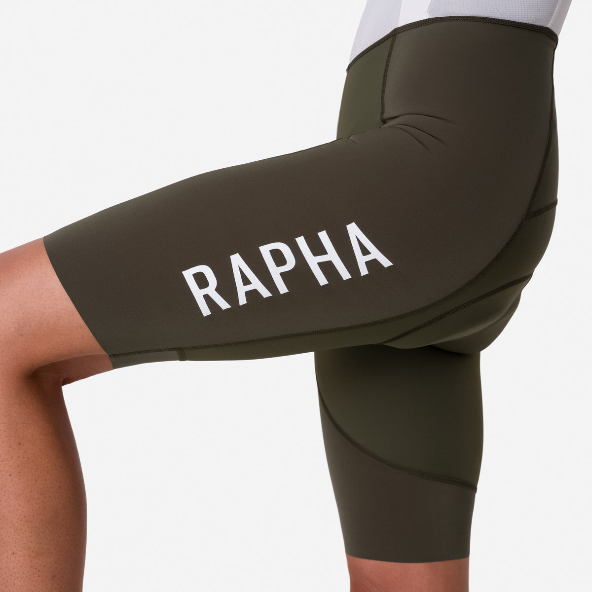 Women's Pro Team Bib Shorts III - Long - Dark Green/White