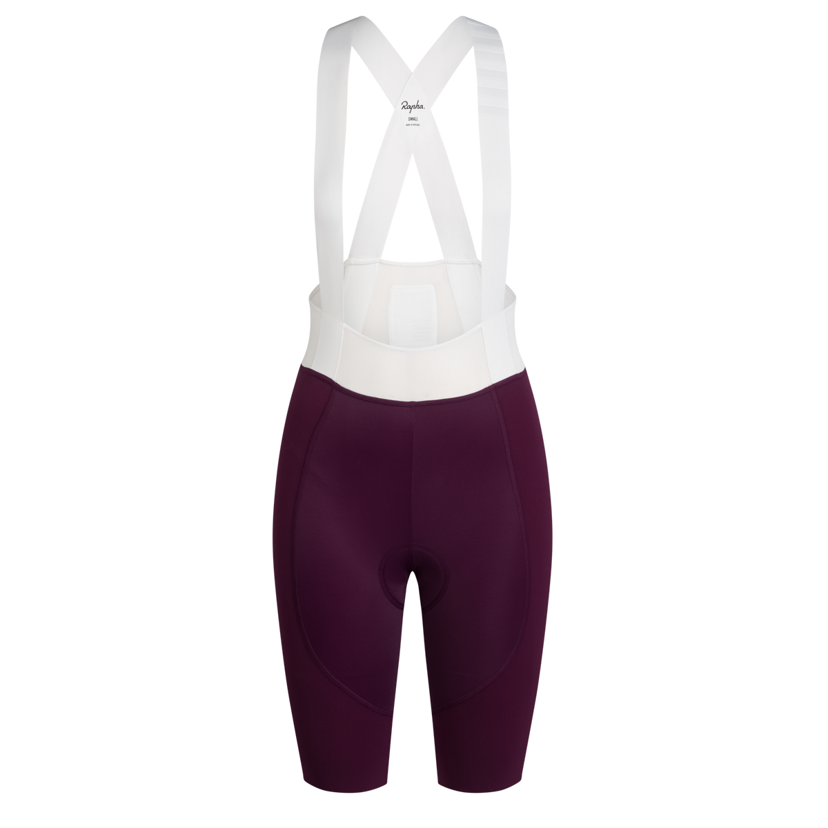 Women's Pro Team Bib Shorts III - Long - Plum/White