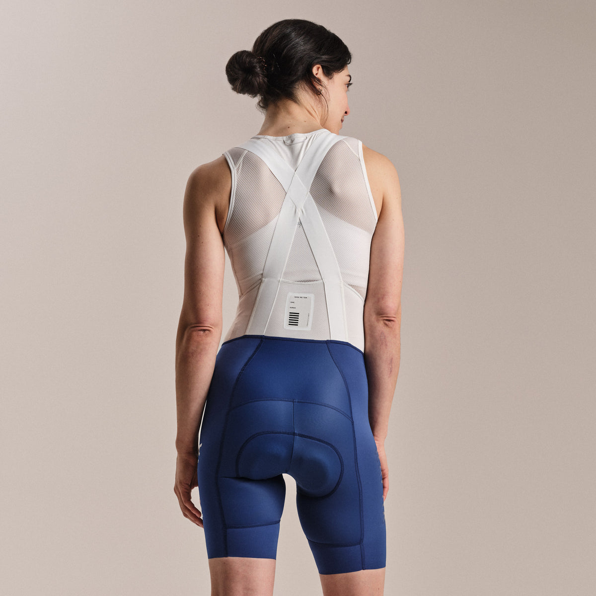 Women's Pro Team Bib Shorts III - Regular - Fossil Blue/White