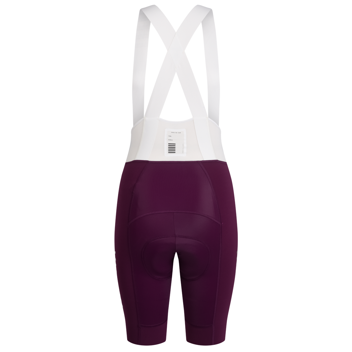Women's Pro Team Bib Shorts III - Regular - Plum/White