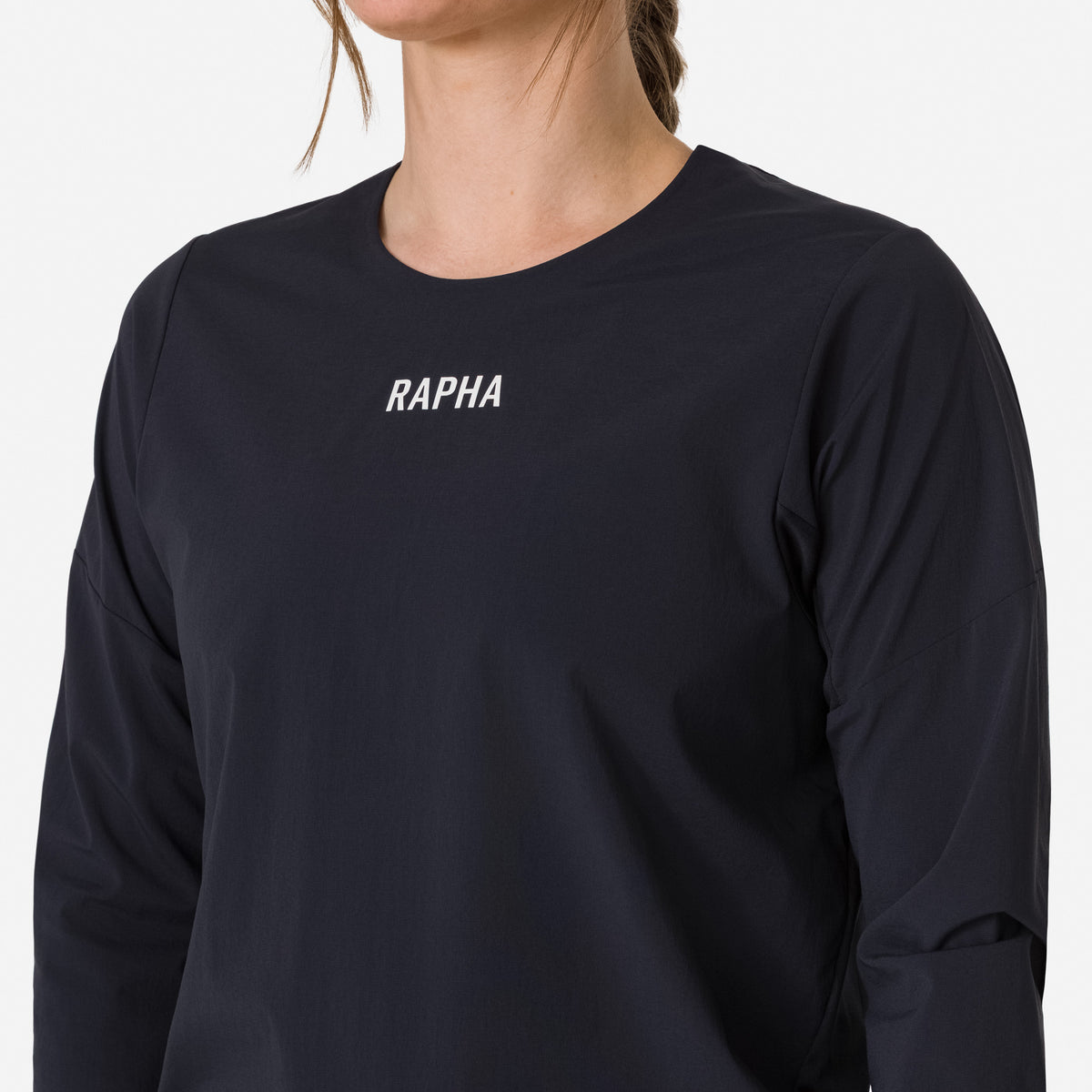 Women's Trail Finale Windblock Jersey - Black/White