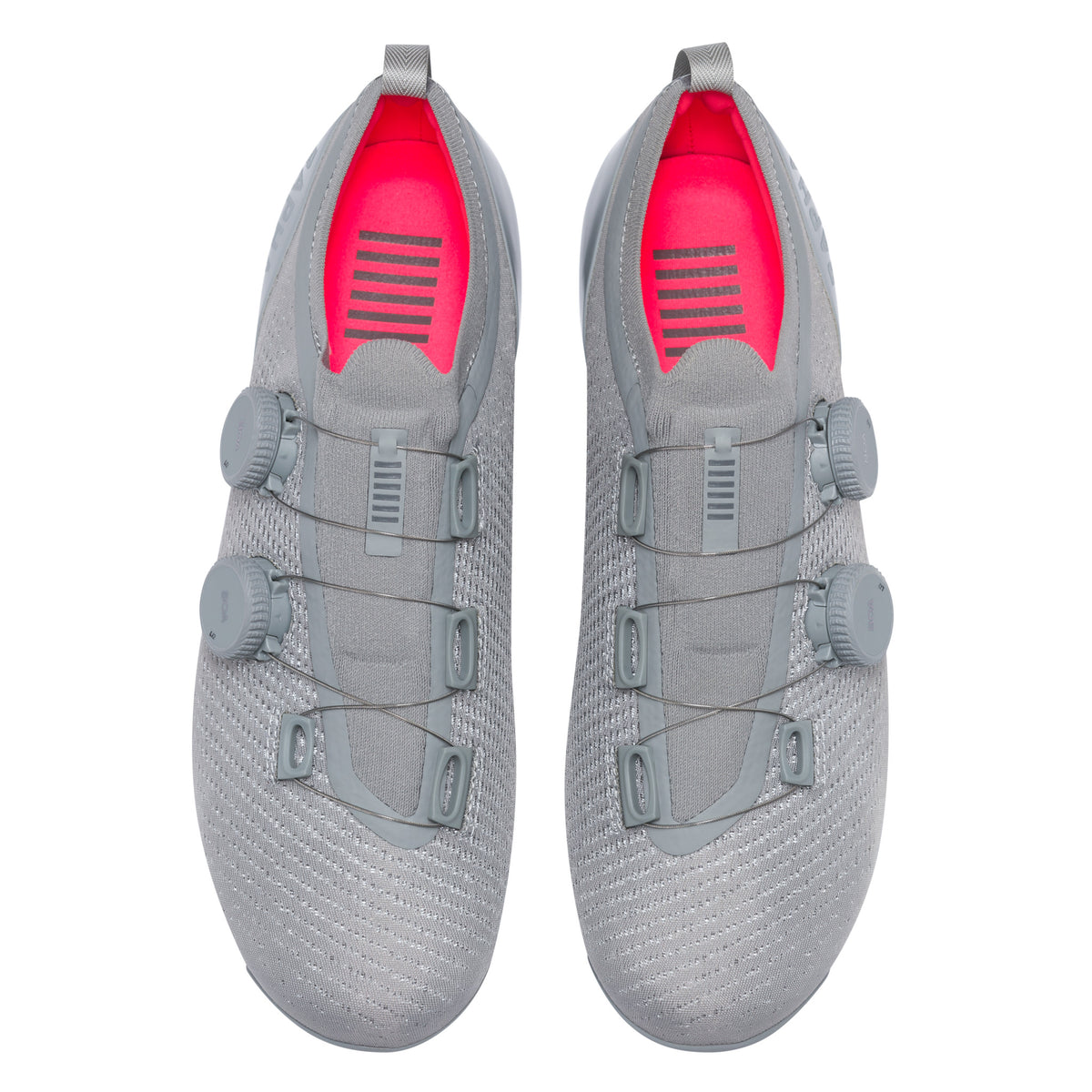 Pro Team Powerweave Road Shoes - Dark Grey/Silver