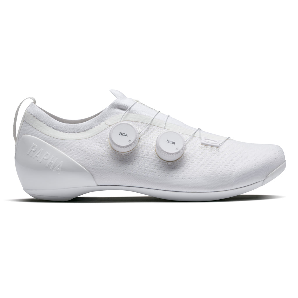 Pro Team Powerweave Road Shoes - White/Light Grey