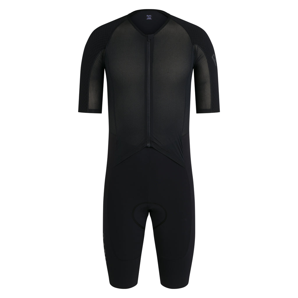 Men's Pro Team Summer Roadsuit - Black/Grey