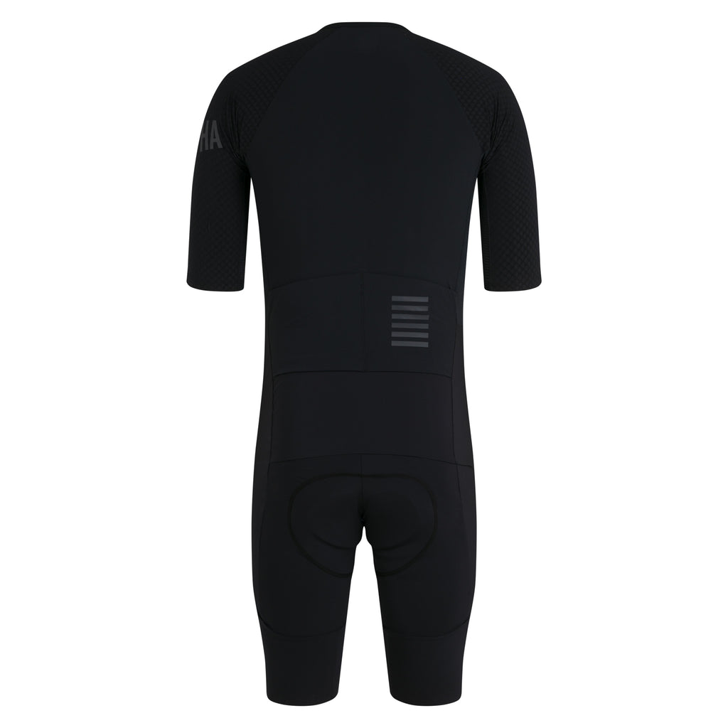 Men's Pro Team Summer Roadsuit - Black/Grey