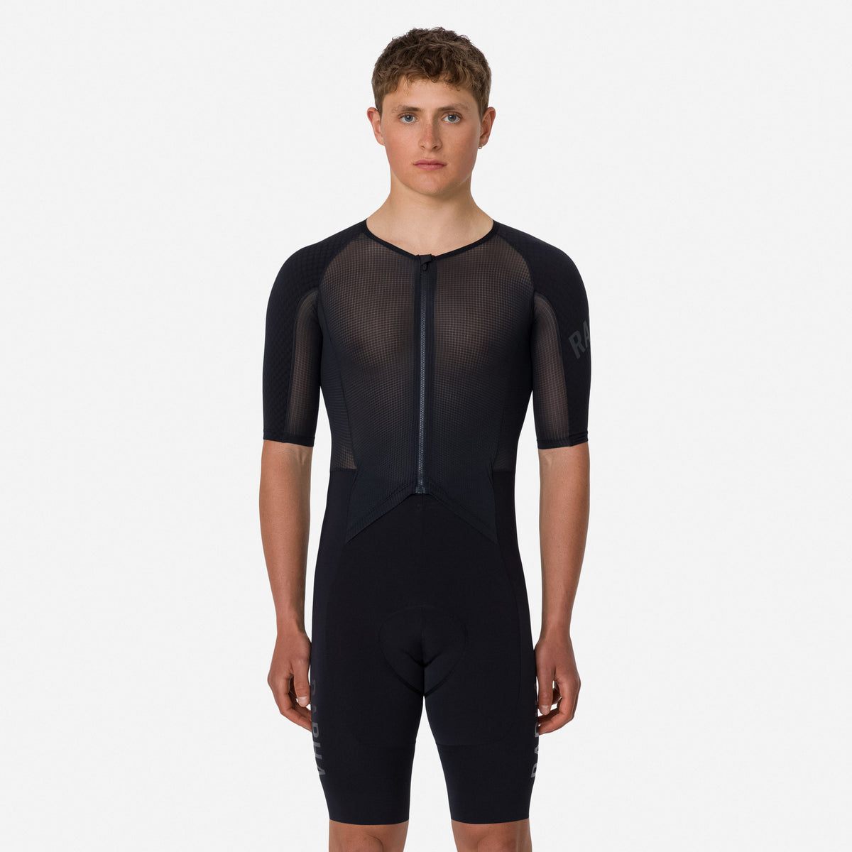 Men's Pro Team Summer Roadsuit - Black/Grey