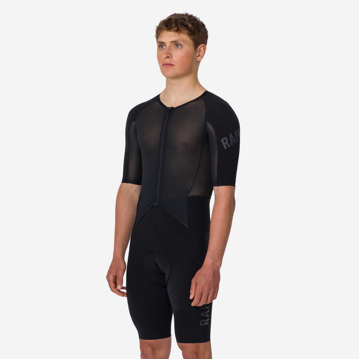 Men's Pro Team Summer Roadsuit - Black/Grey