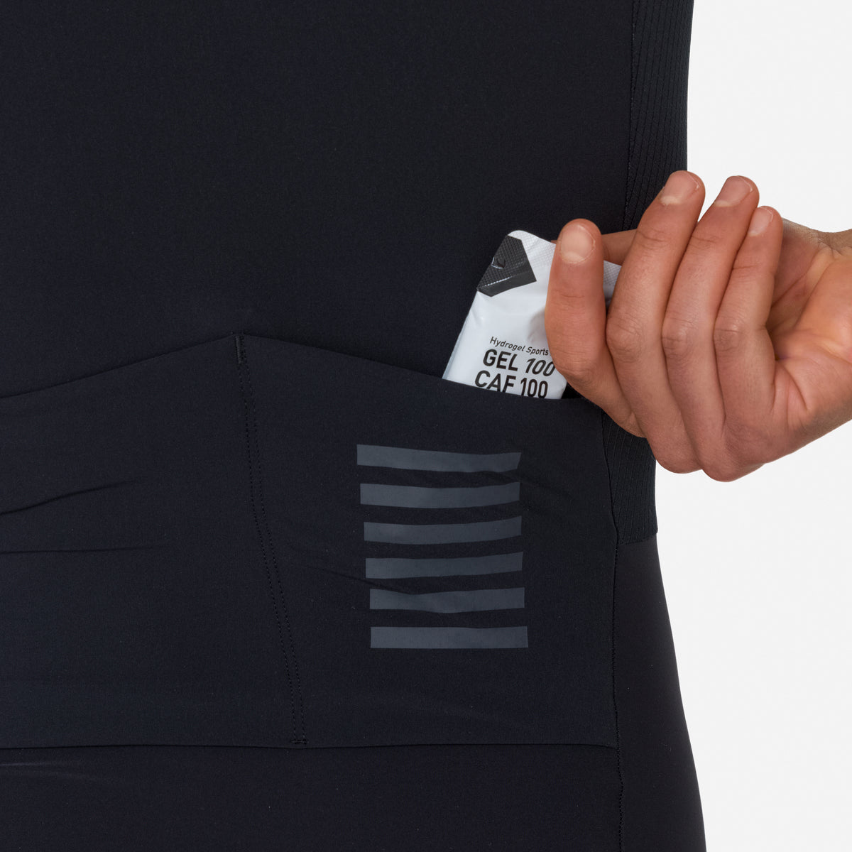Men's Pro Team Summer Roadsuit - Black/Grey