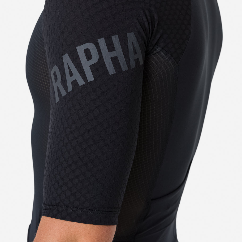 Men's Pro Team Summer Roadsuit - Black/Grey