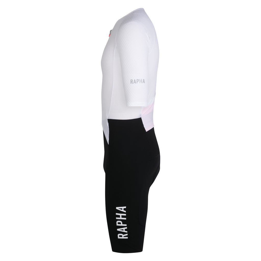 Men's Pro Team Summer Roadsuit - White/Black