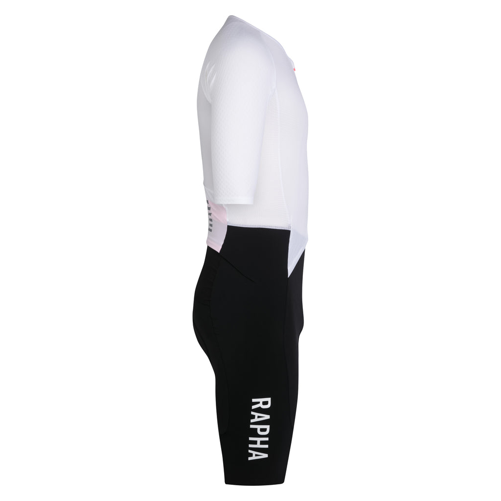 Men's Pro Team Summer Roadsuit - White/Black
