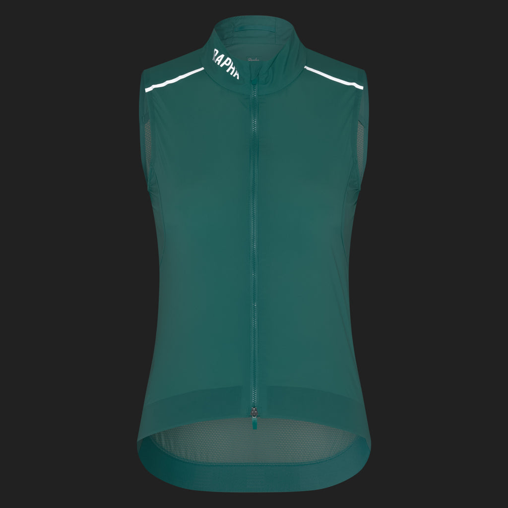 Women's Pro Team Gilet II - Lagoon/Silver Reflective