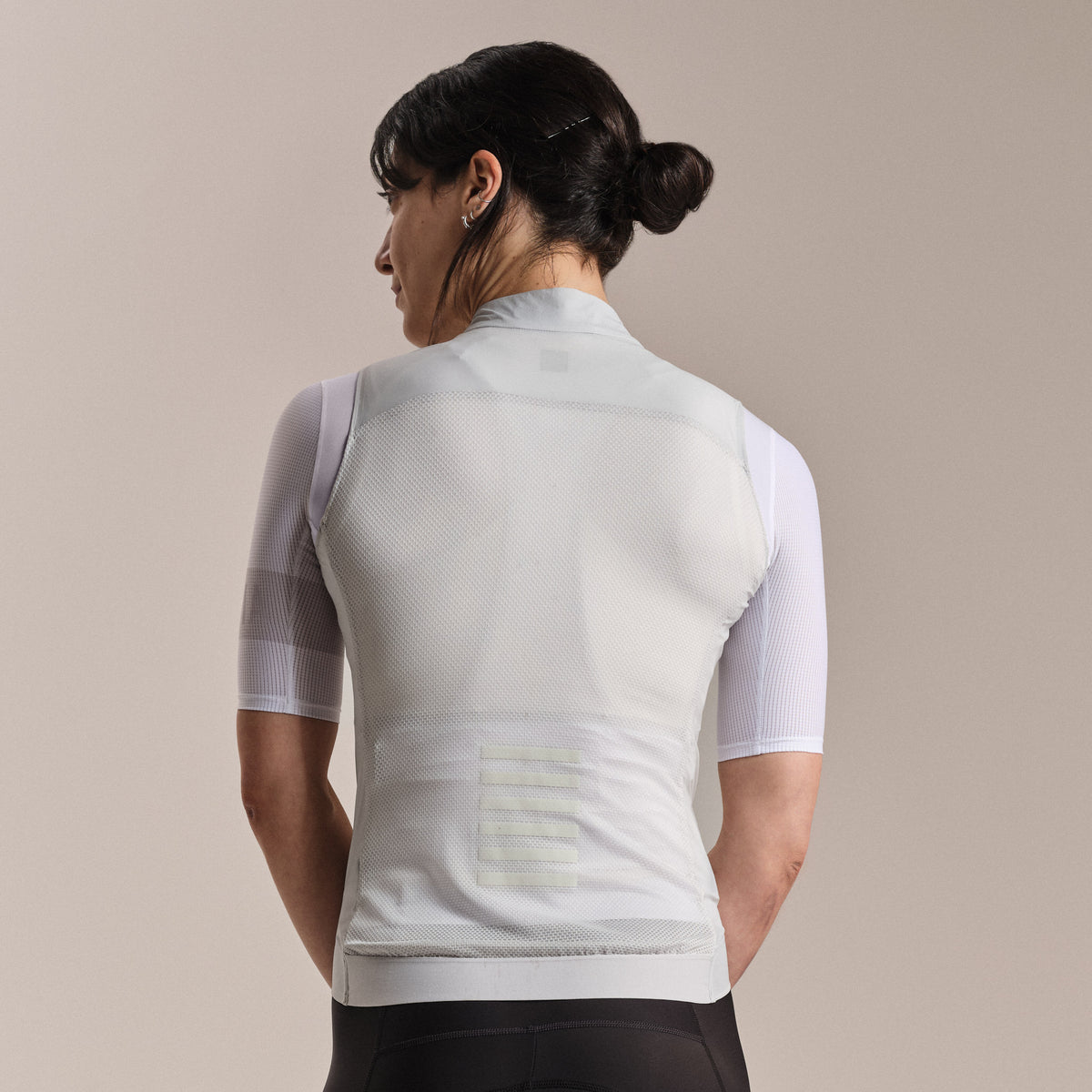 Women's Pro Team Gilet II - Silver/White