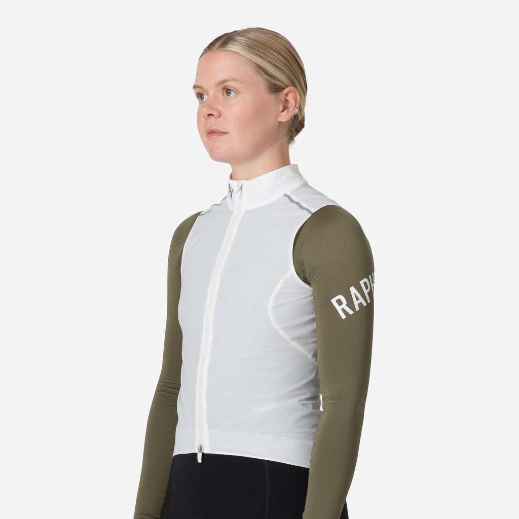 Women's Pro Team Gilet II - White/Black