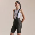 Women's Pro Team Powerweave Bib Shorts - Bottle Green/Laurel