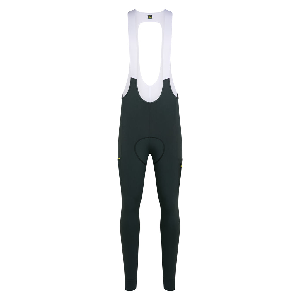 Men's Brevet Cargo Winter Tights - Dark Forest/Chartreuse