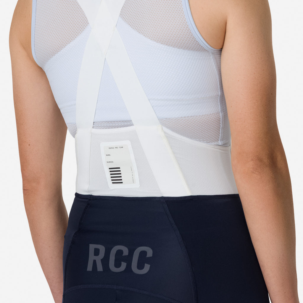RCC Women's Pro Team Bib Shorts III - Dark Navy/White
