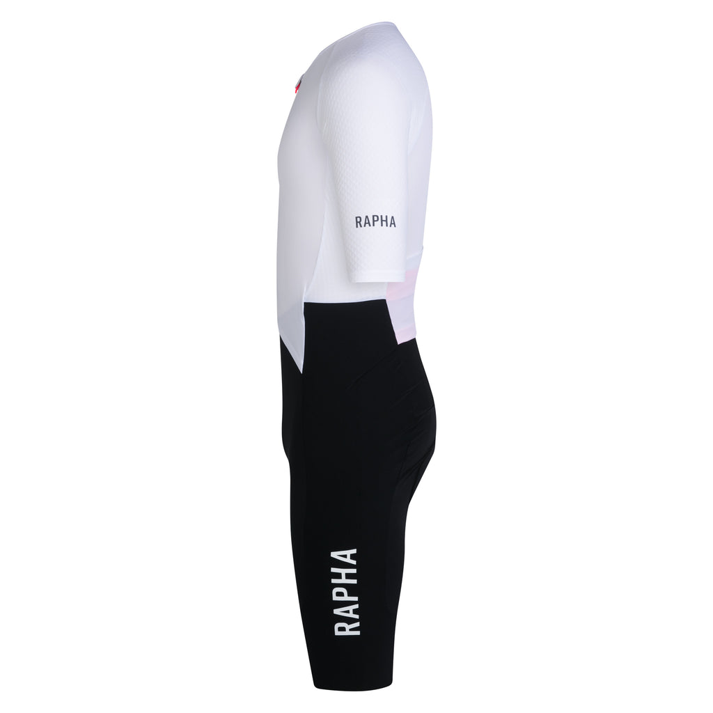 Men's Pro Team Roadsuit - White/Black