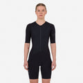 Women's Pro Team Roadsuit - Black/Black