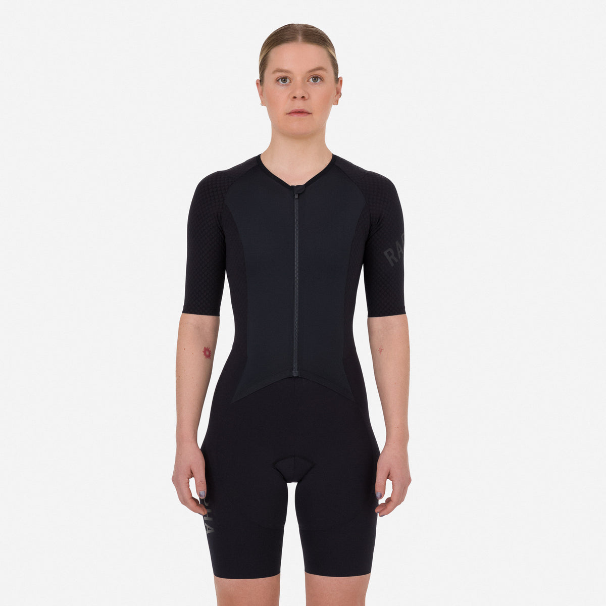 Women's Pro Team Roadsuit - Black/Black