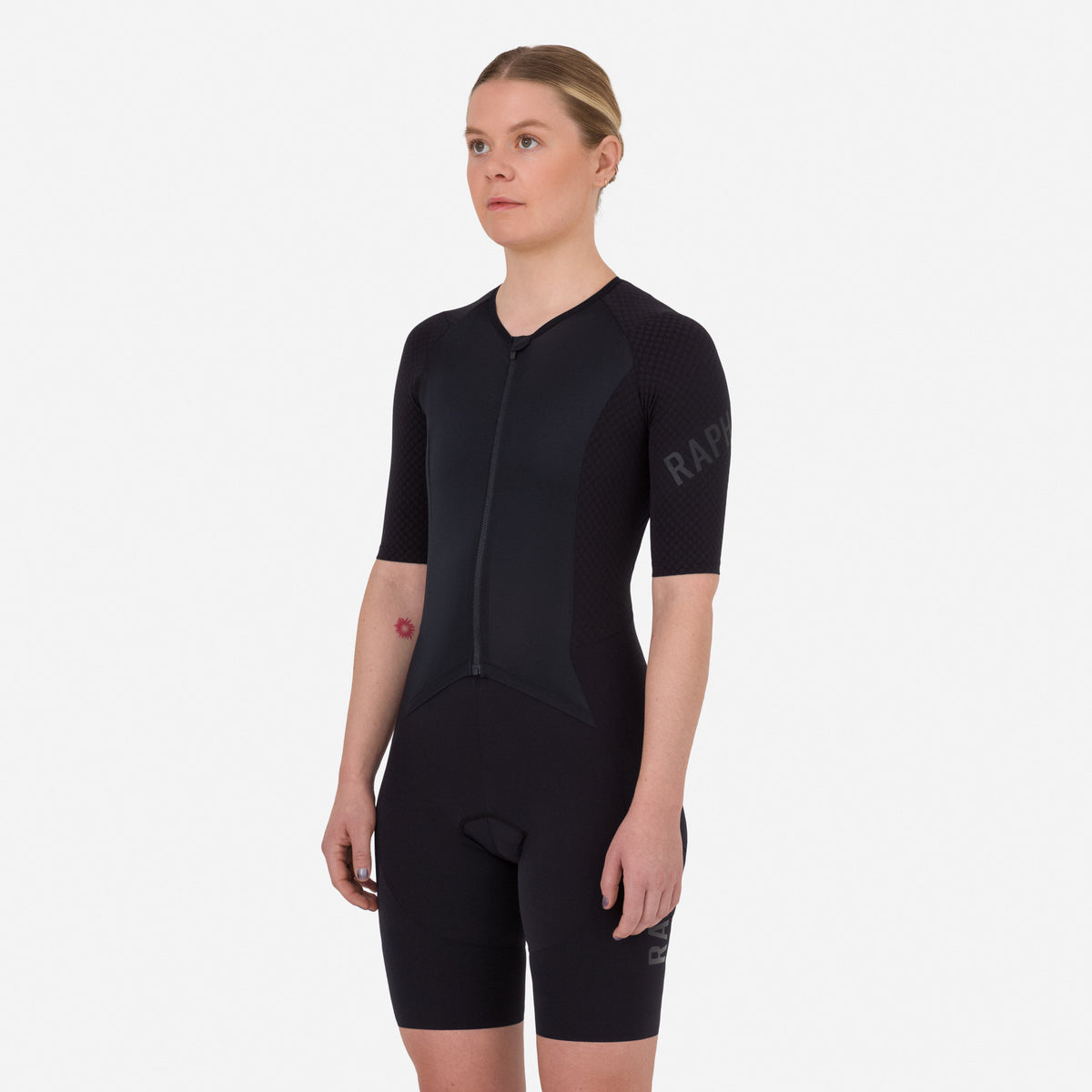 Women's Pro Team Roadsuit - Black/Black
