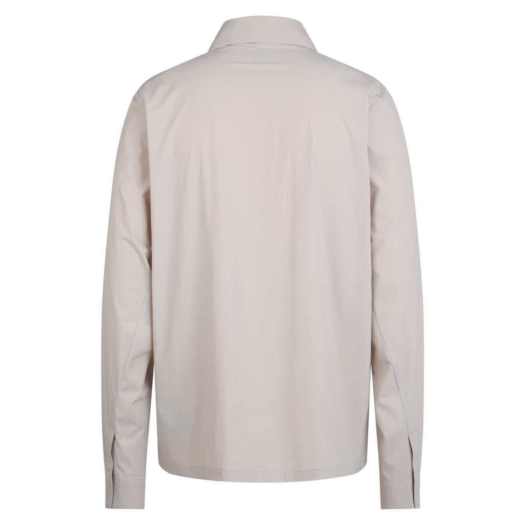 Men's Long Sleeve Tech Shirt - Dove / Fallen Rock