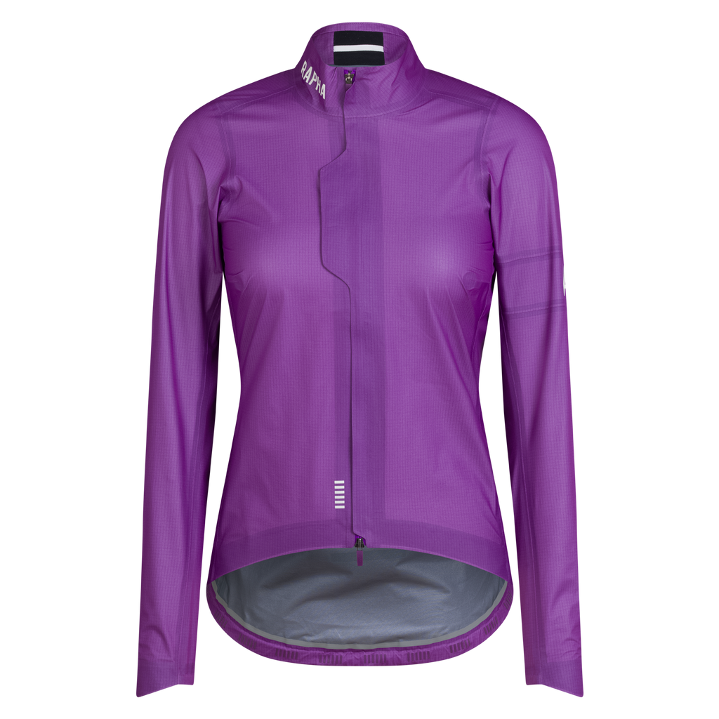 Women's Pro Team Gore-Tex Lightweight Rain Jacket II - Deep Magenta/White