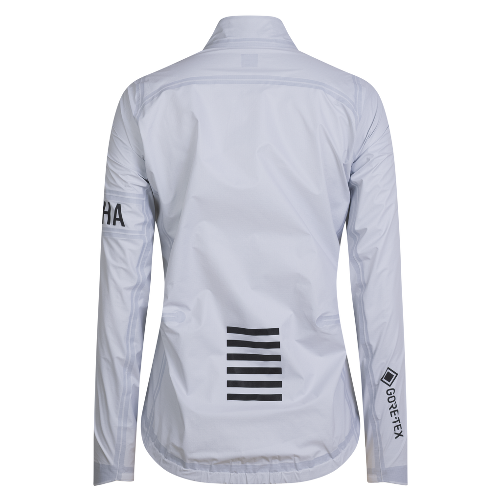 Women's Pro Team Gore-Tex Lightweight Rain Jacket II - White/Black
