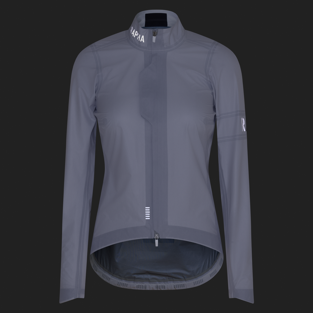 Women's Pro Team Gore-Tex Lightweight Rain Jacket II - White/Black