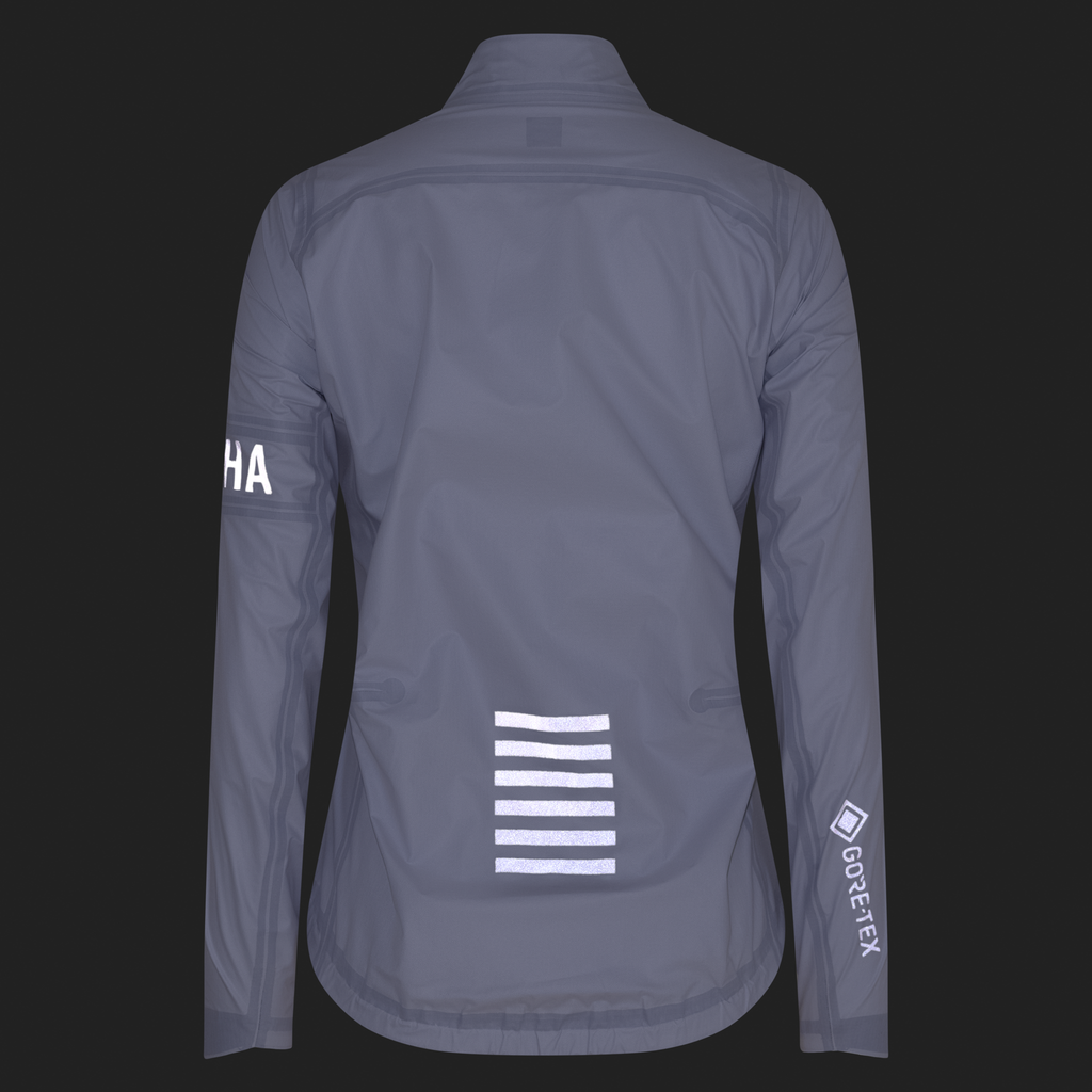 Women's Pro Team Gore-Tex Lightweight Rain Jacket II - White/Black