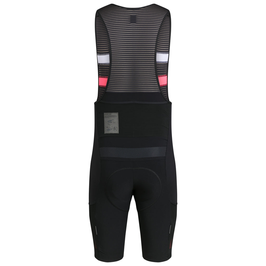 Men's Cargo Bib Shorts - Black