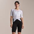 Women's Pro Team Summer Roadsuit - White/Black