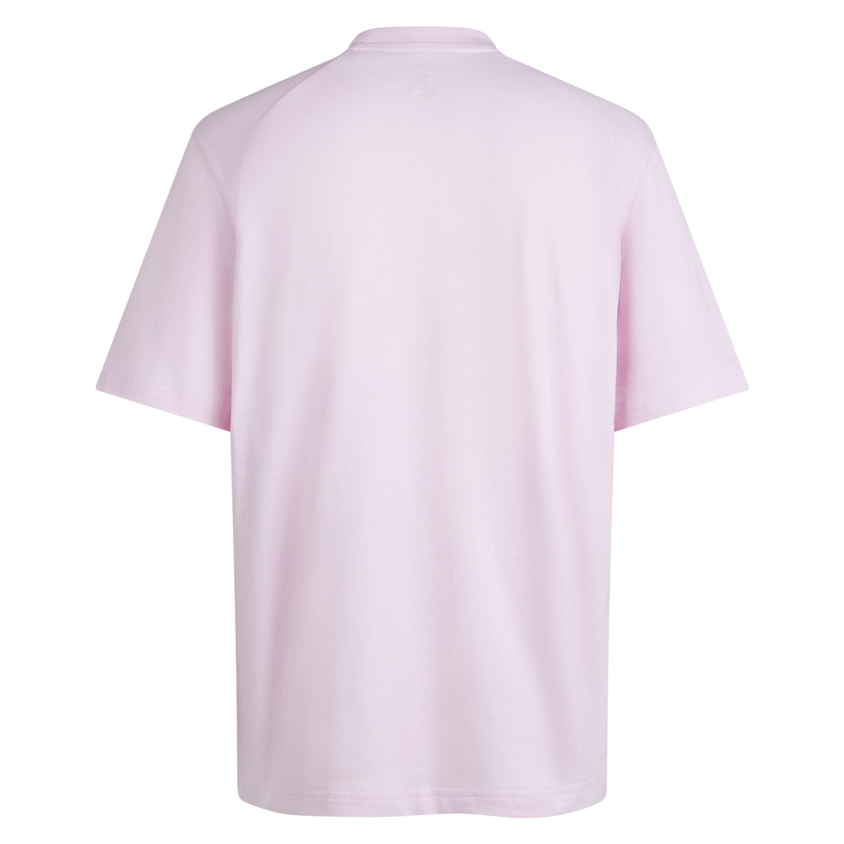 Men's Regular Cotton T-Shirt - Light Quartz/White