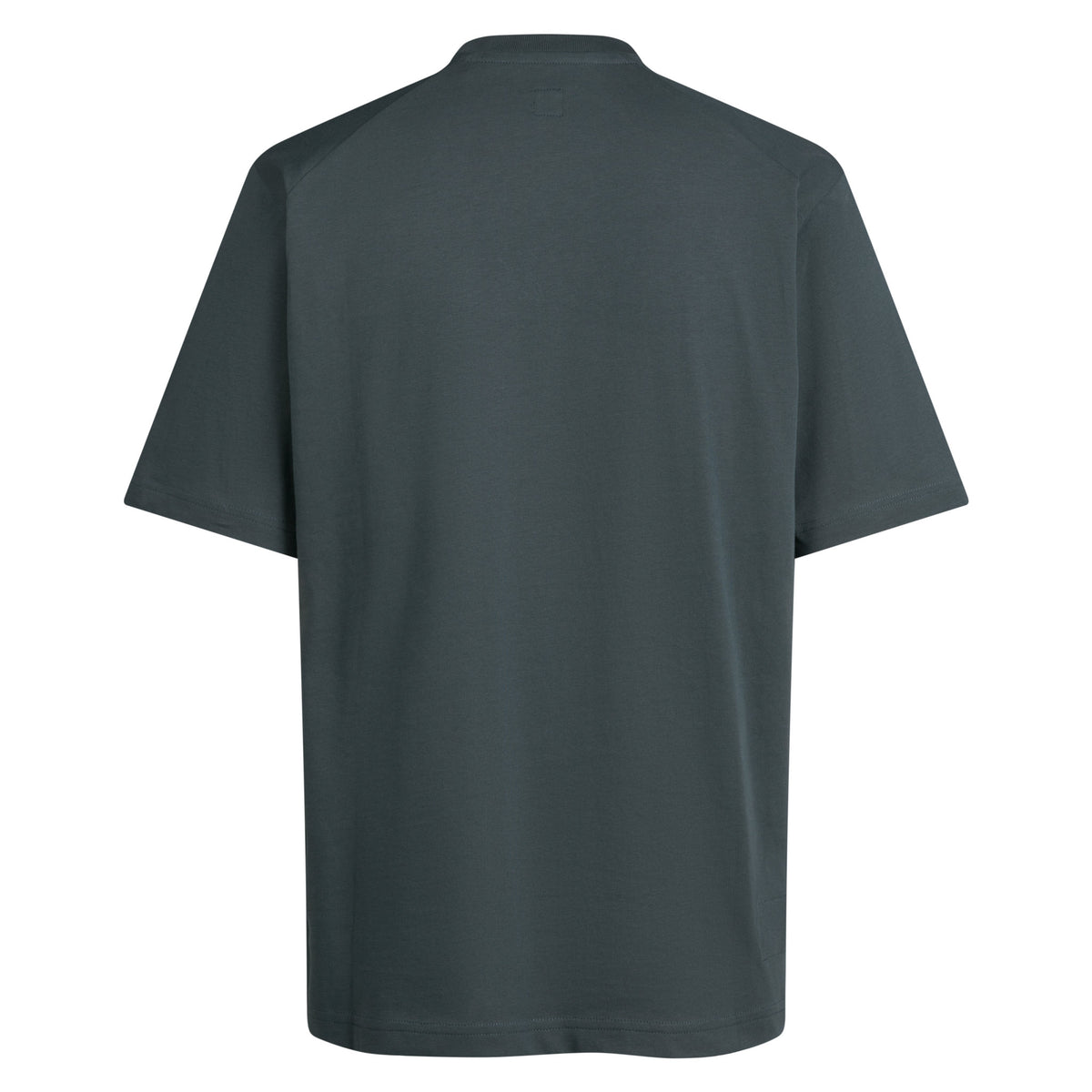 Men's Regular Cotton T-Shirt - Onyx/White
