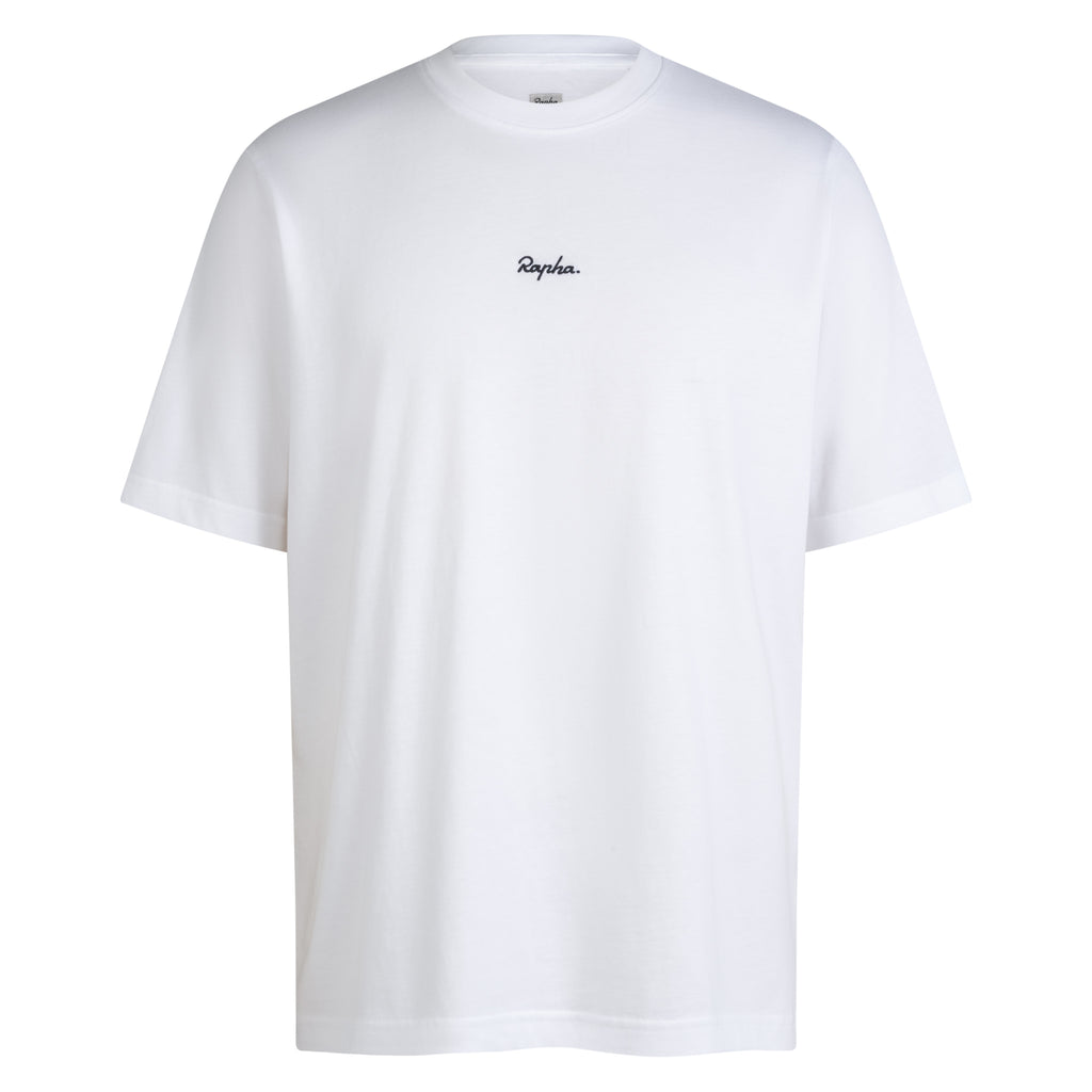 Men's Regular Cotton T-Shirt - White/Black