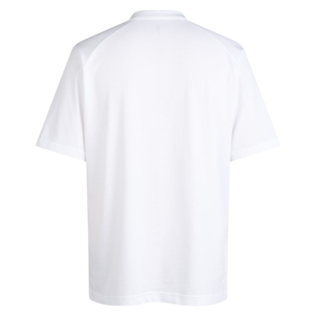 Men's Regular Cotton T-Shirt - White/Black