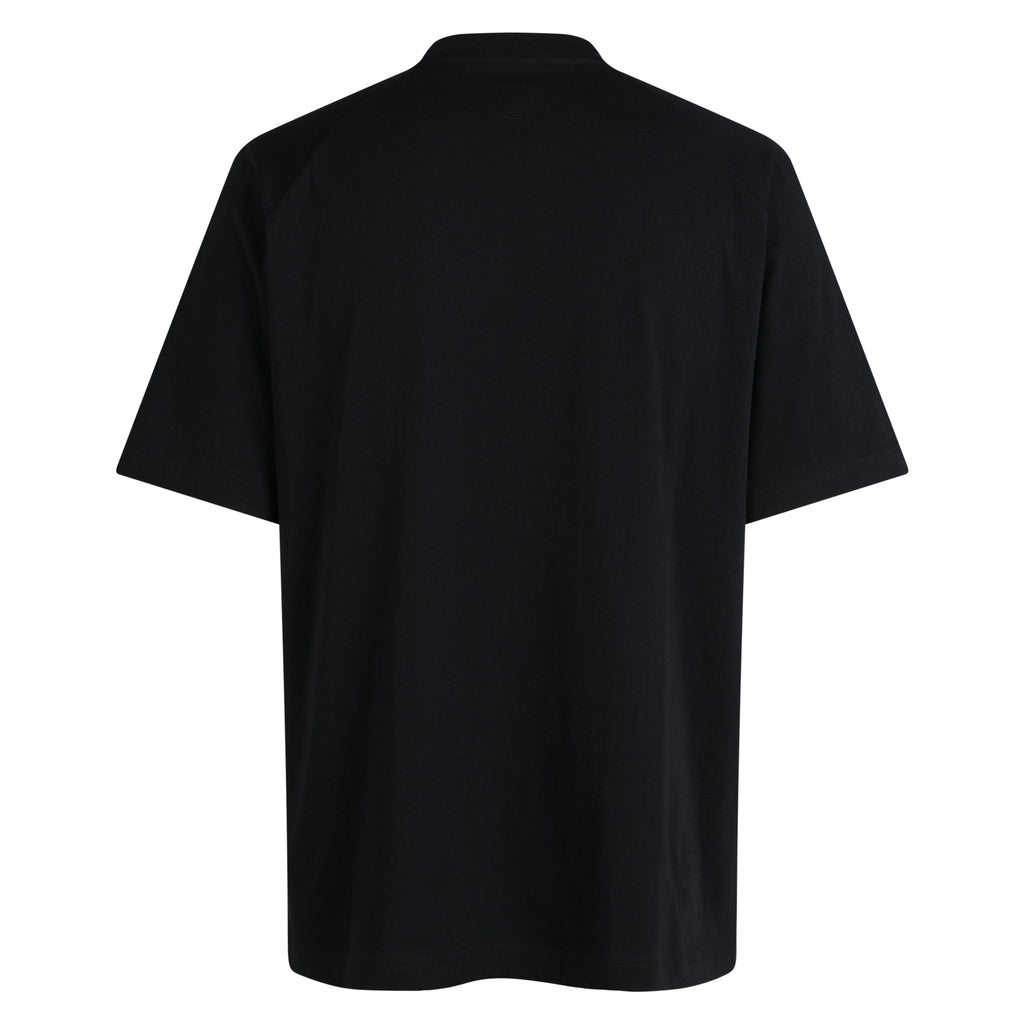 Men's Cotton Logo T-Shirt - Black/White